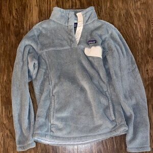 Patagonia Grey/Blue Fleece Jacket Women’s